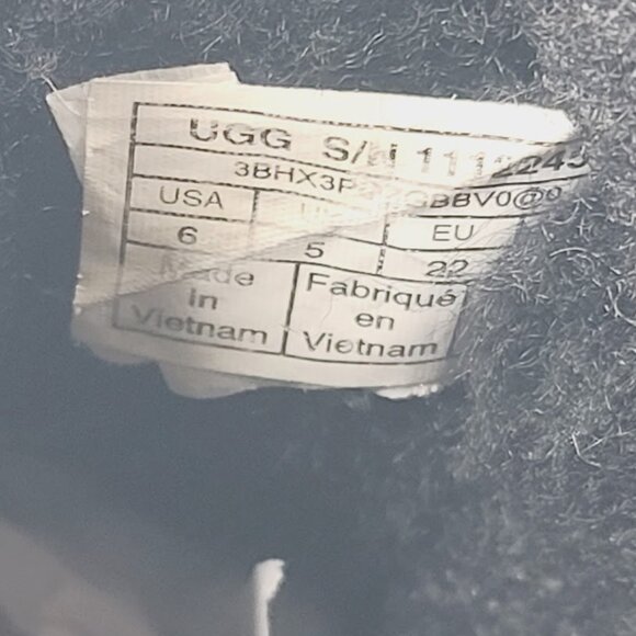 UGG Girl's Multicolor Classic Mini Stelar Sequin Ankle Winter Snow Boots Size 6 - Picture 5 of 7